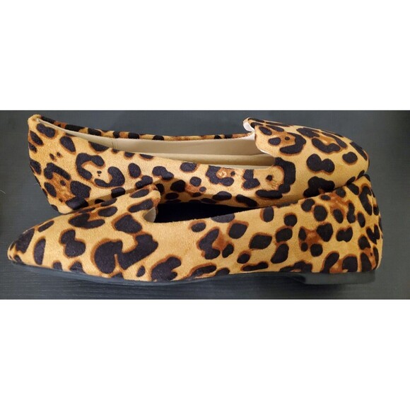 Musshoe Women's Leopard Print Round Toe Loafers Flats Memory Foam Size 6 - NEW - Picture 6 of 8